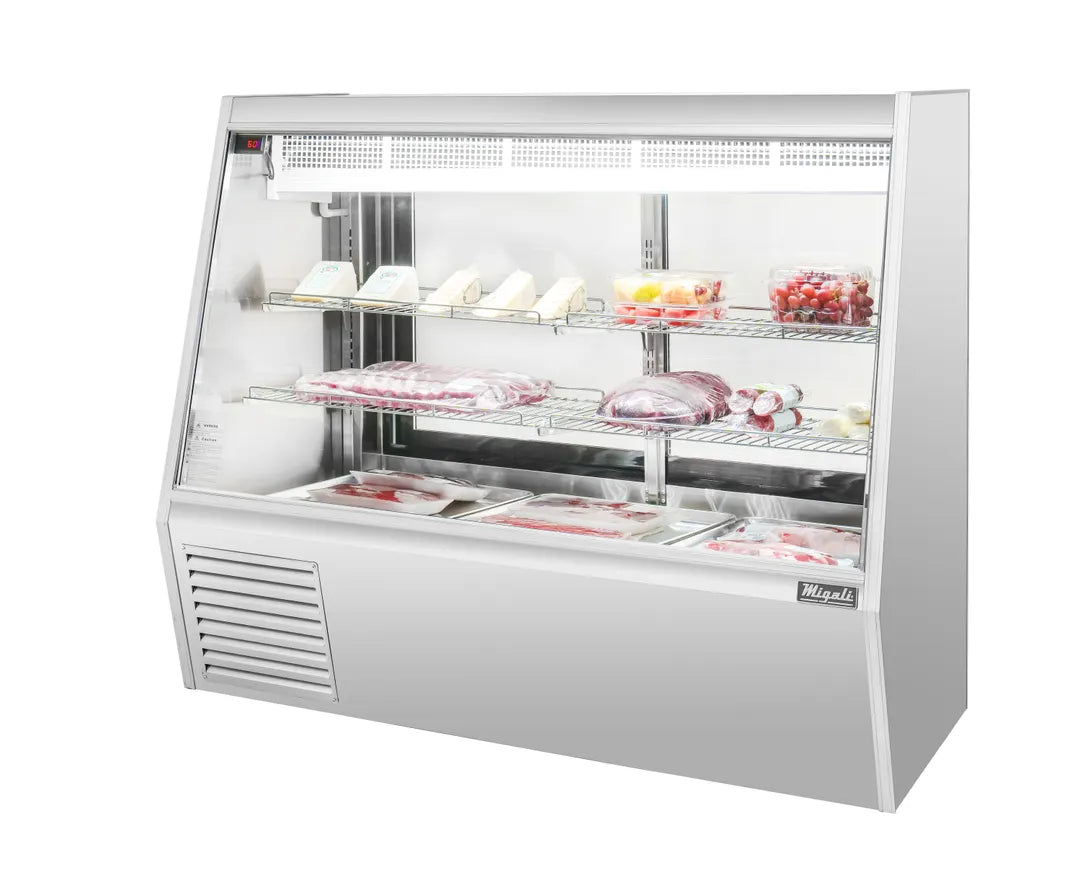 5 Foot Interchangeable Meat/Fish/Deli Case, Flat Glass Front C-DS-5