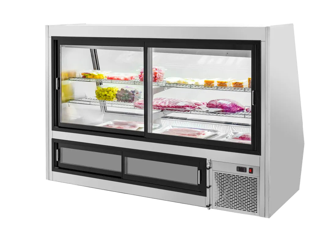 6 Foot Interchangeable Meat/Fish/Deli Case, Flat Glass Front NEW C-DS-6