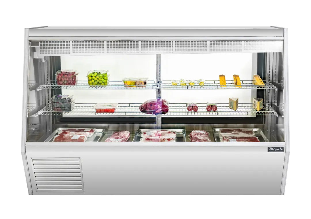 7 Foot Interchangeable Meat/Fish/Deli Case, Flat Glass Front NEW C-DS-7