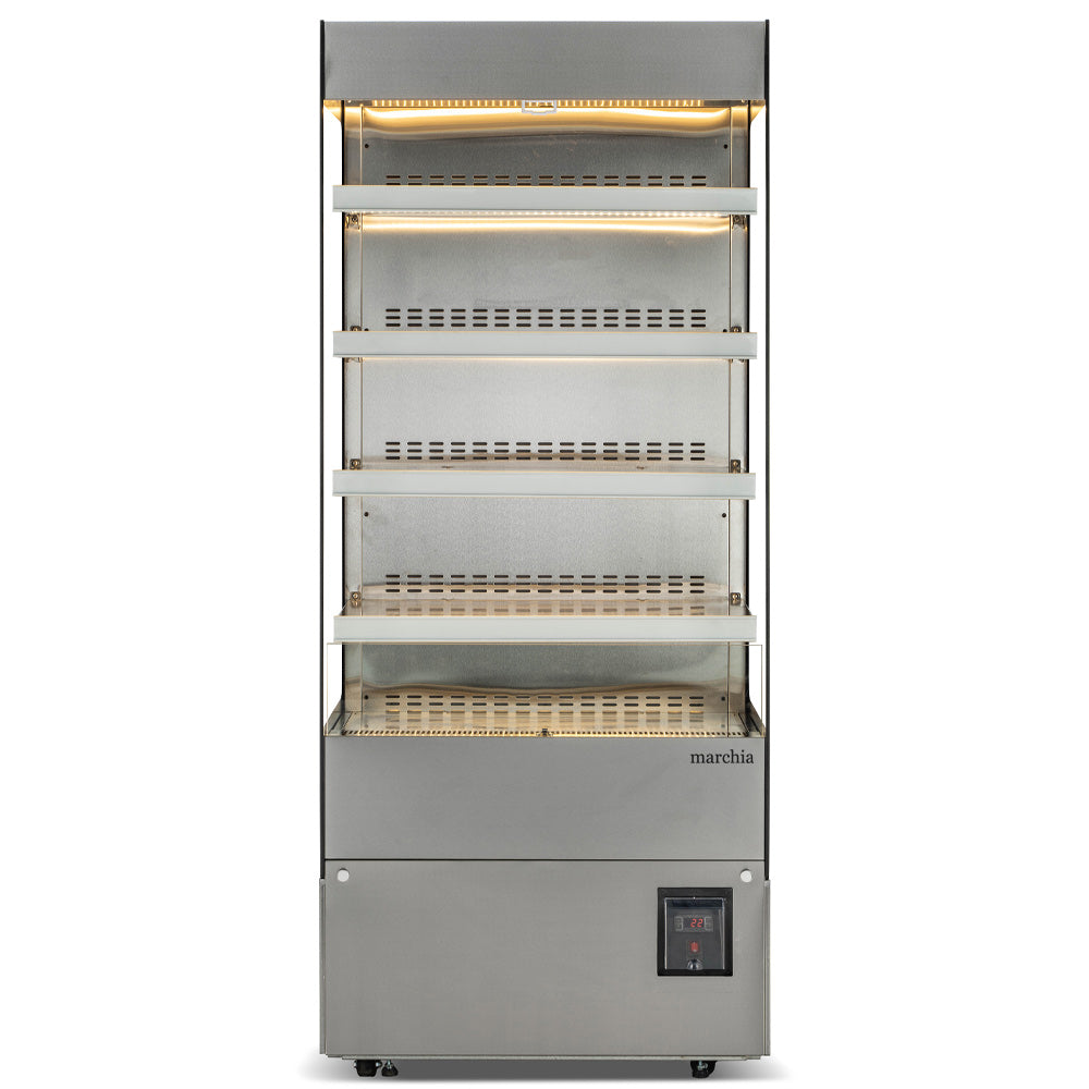 Marchia MHS900 34" Open Heated Display Warming Case Grab and Go