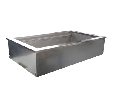 Delfield N8030 30.75-Inch Drop-In Ice-Cooled Cold Food Well — 2-pan