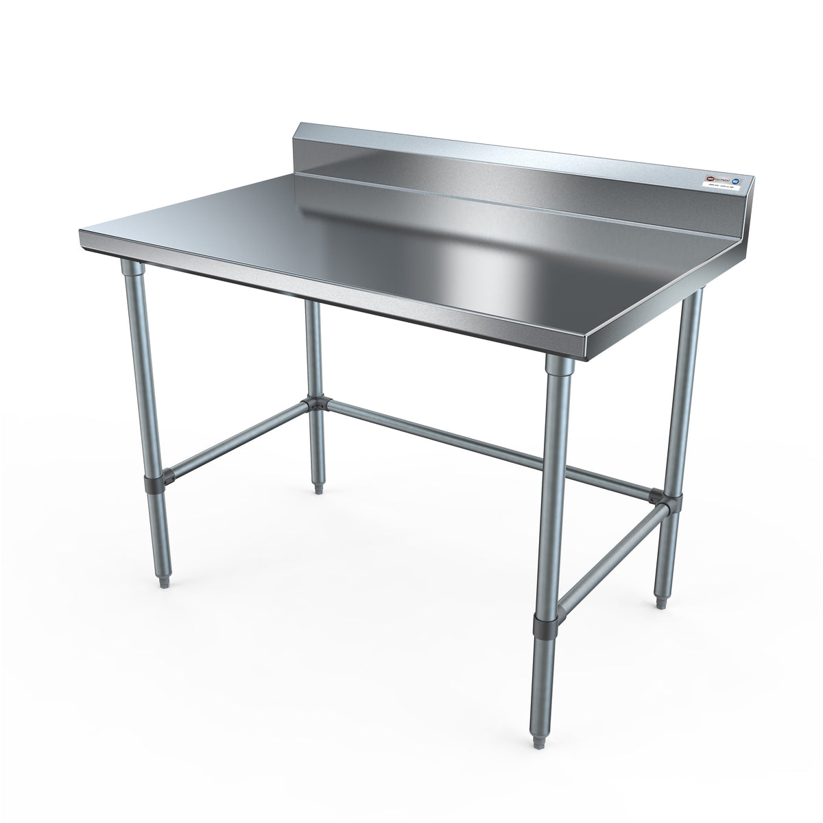 NBR Equipment TG-7224R5-X Economy Work Table, 72"W X 24"D X 40-3/4"H Overall Size