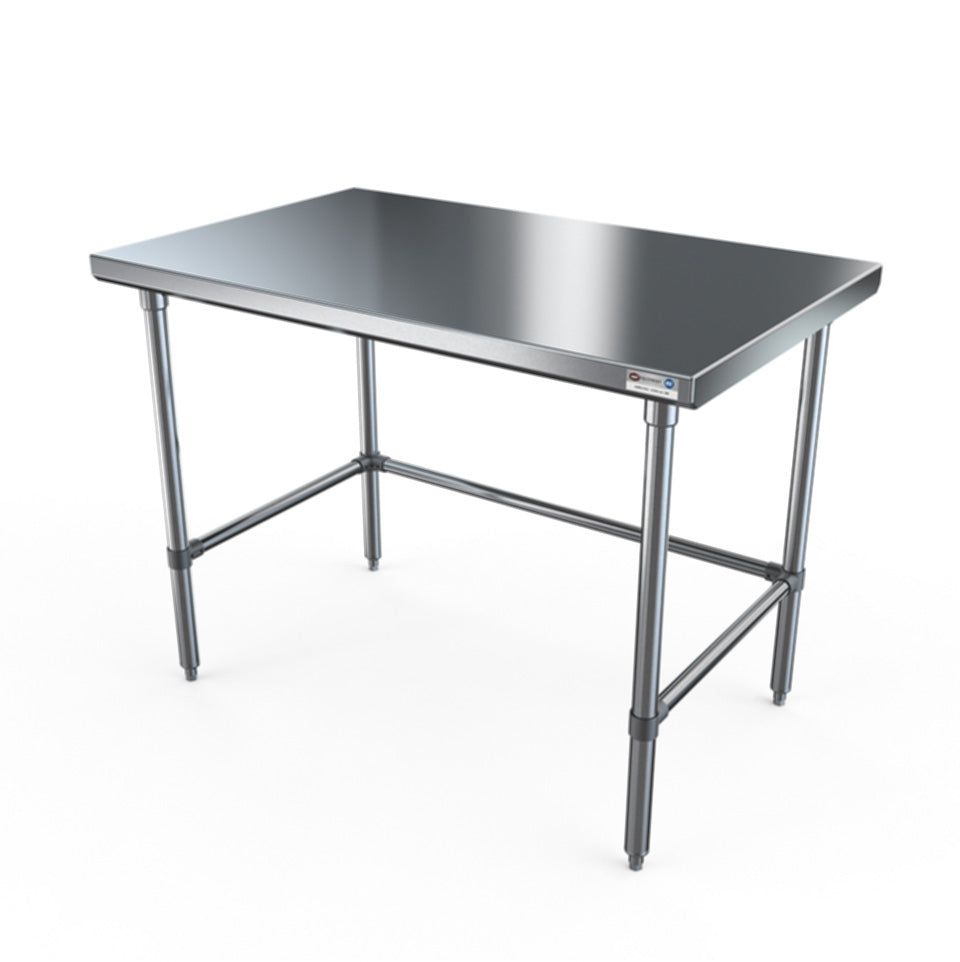 NBR Equipment TS6S-3030-X Stainless Steel Top 85" - 96" Work Table