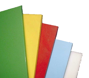 Omcan 10542 Plastic Cutting Board, 1/2" Thick White, USDA/FDA/NSF, Made In USA