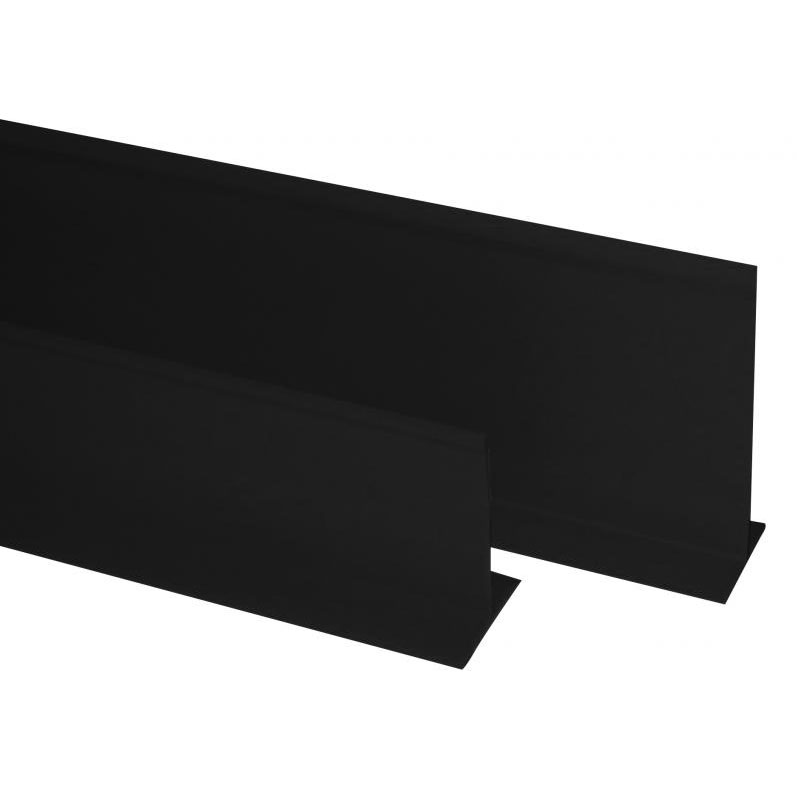 Omcan 10752 Divider, 5" x 30" Solid Black Partition for Commercial Refrigerators