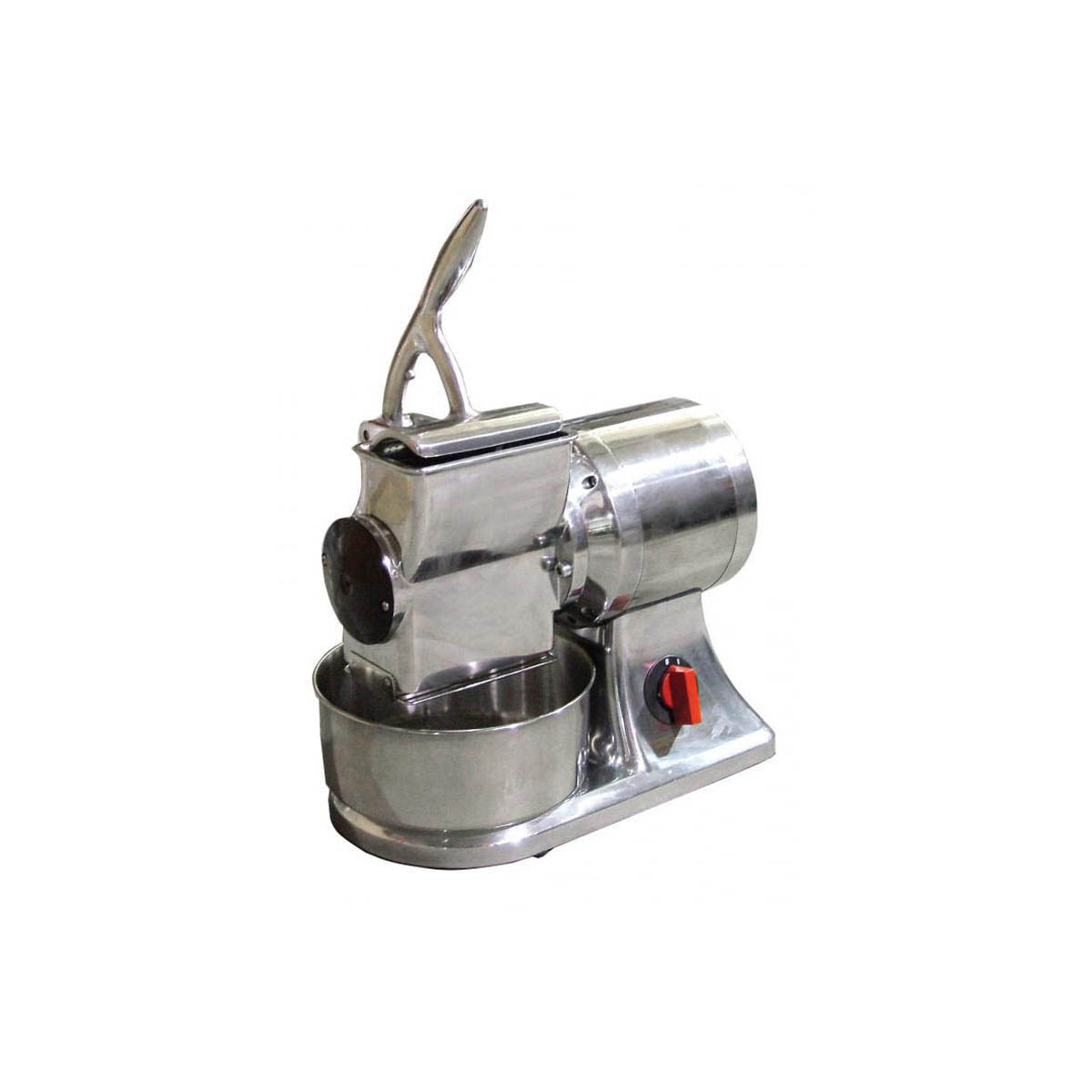 Omcan 11403 (Gr-It-1119) Cheese Grater, Countertop, Electric, Manual Feed | 15.4" Wide
