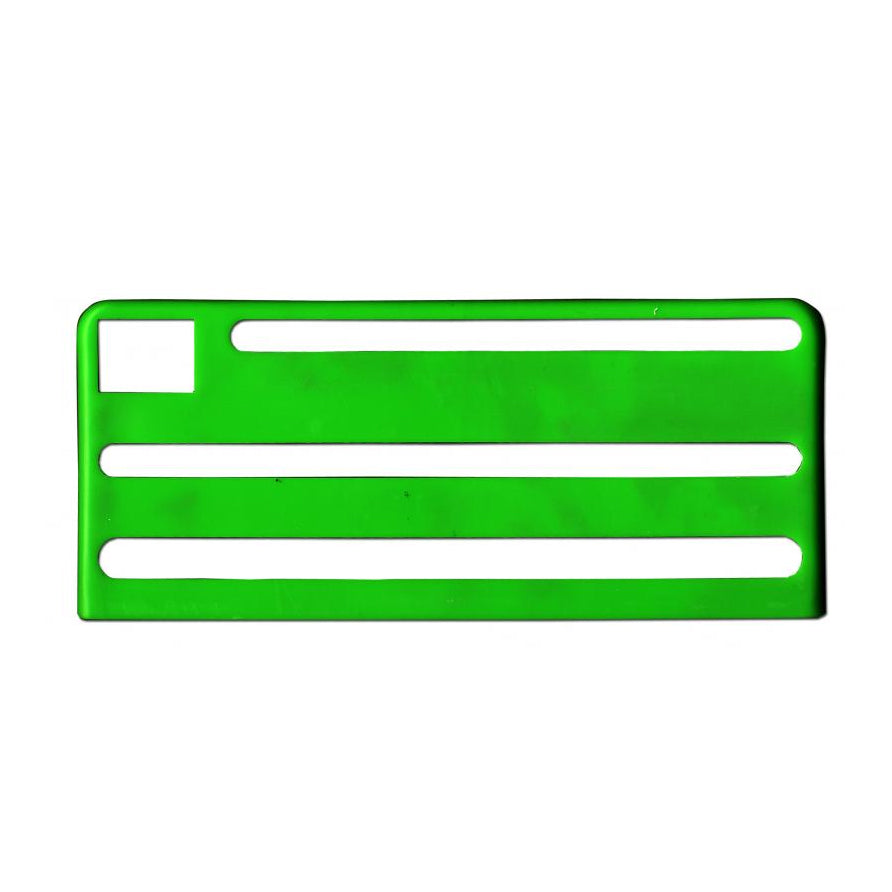 Omcan 12917 Kitchen Knife Rack Insert - Green Plastic, Food-Safe Material, Fits Omcan Rack | 0" Wide
