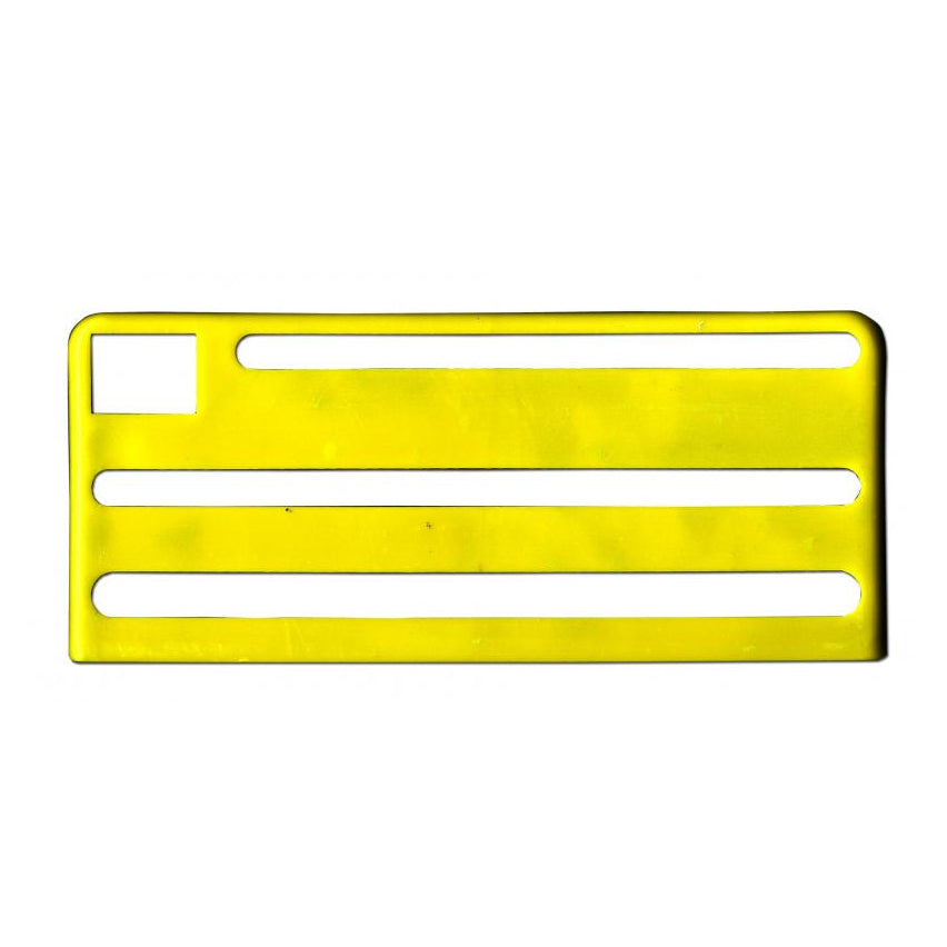Omcan 12925 Yellow Kitchen Knife Rack Insert - Knife Storage Component, Fits Omcan Racks | 0" Wide