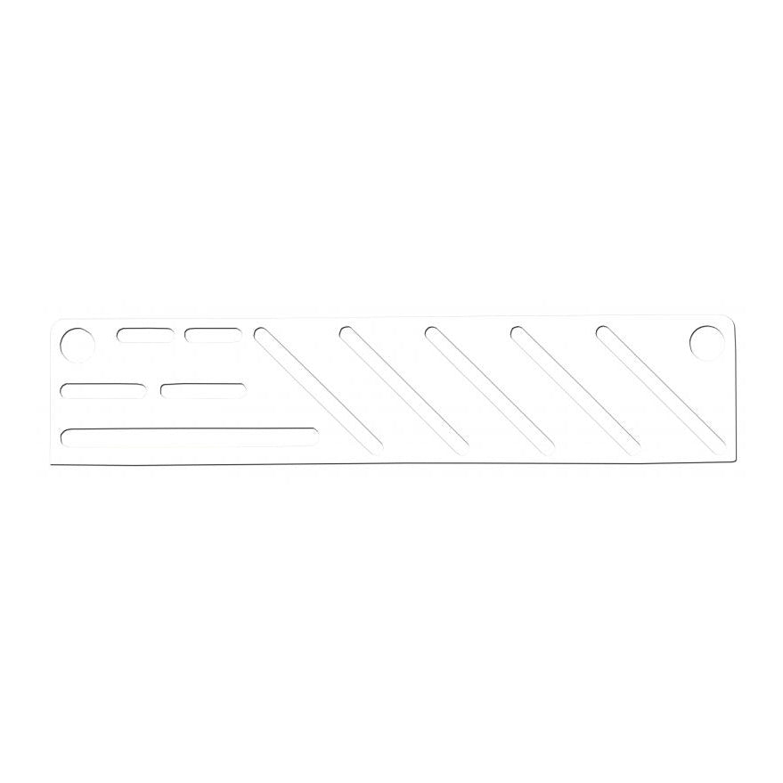 Omcan 12936 Kitchen Knife Rack Insert, White Plastic Insert for Knife Holders, Durable Design | 0" Wide
