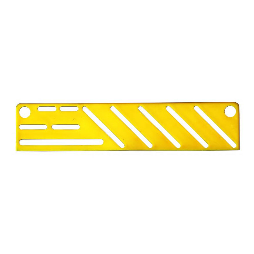 Omcan 12938 Yellow Insert For Kitchen Knife Rack, Construction, Yellow Color - Individual