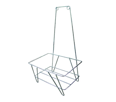 Omcan 13026 Shopping Hand Basket Stand, 30" Height, 1 Tier, 50 lb - Display Stand
