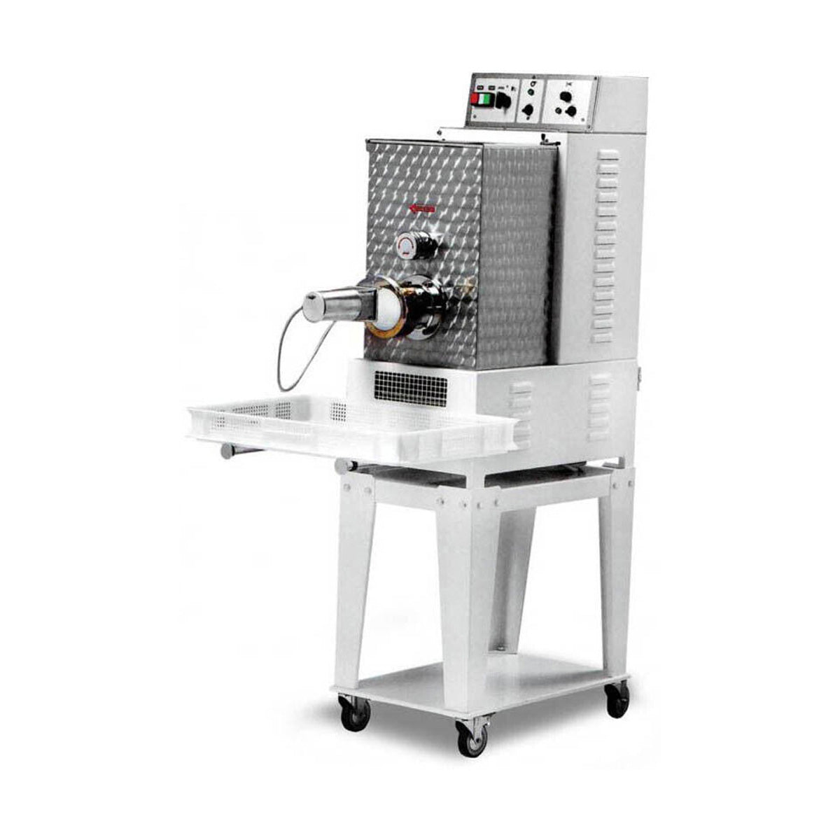 Omcan 13397 (PM-IT-0015) Floor Model Pasta Machine, 13 lbs Tank Capacity, 33 lbs Output/hr, 1 Hp | 14.96" Wide