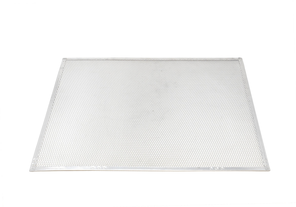 Omcan 13466 Pizza Screen - 20" x 24" Crimped Aluminum, 24" Baking Surface for Pizzerias