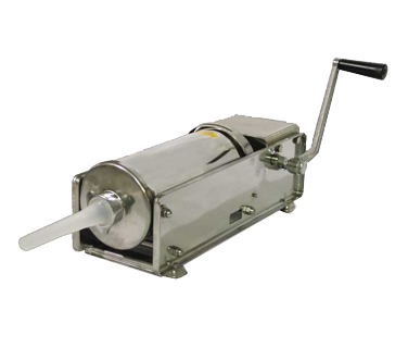 Omcan 13738 Elite Series Manual Horizontal Sausage Stuffer, 15 lbs. Capacity, Stainless Steel, 2-Speed Gear Driven | 11 - 15 lb
