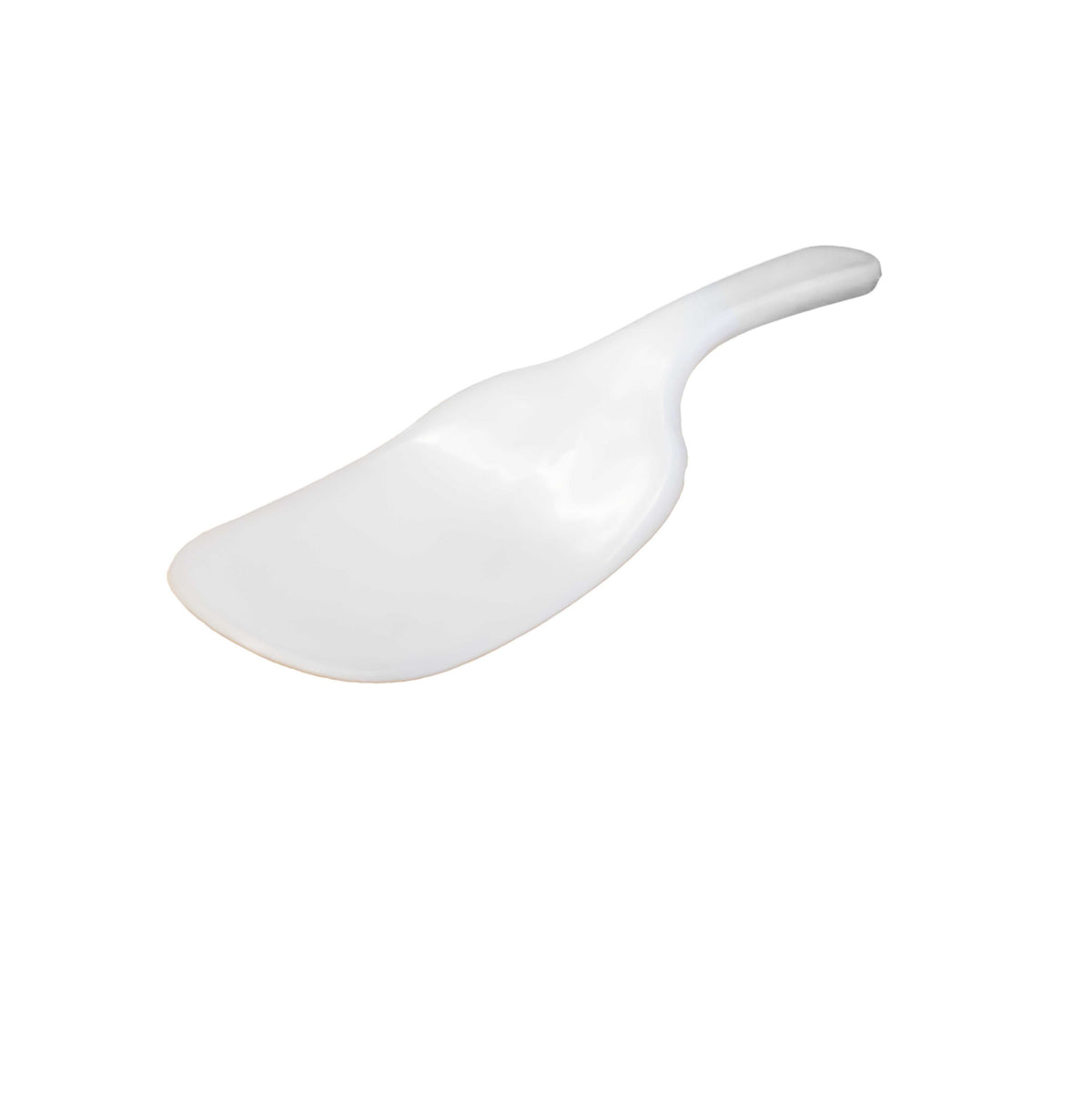 Omcan 14252 Hamburger Patty Scoop, White Plastic Mixing Paddle, Poly Paddle, Plastic Handle