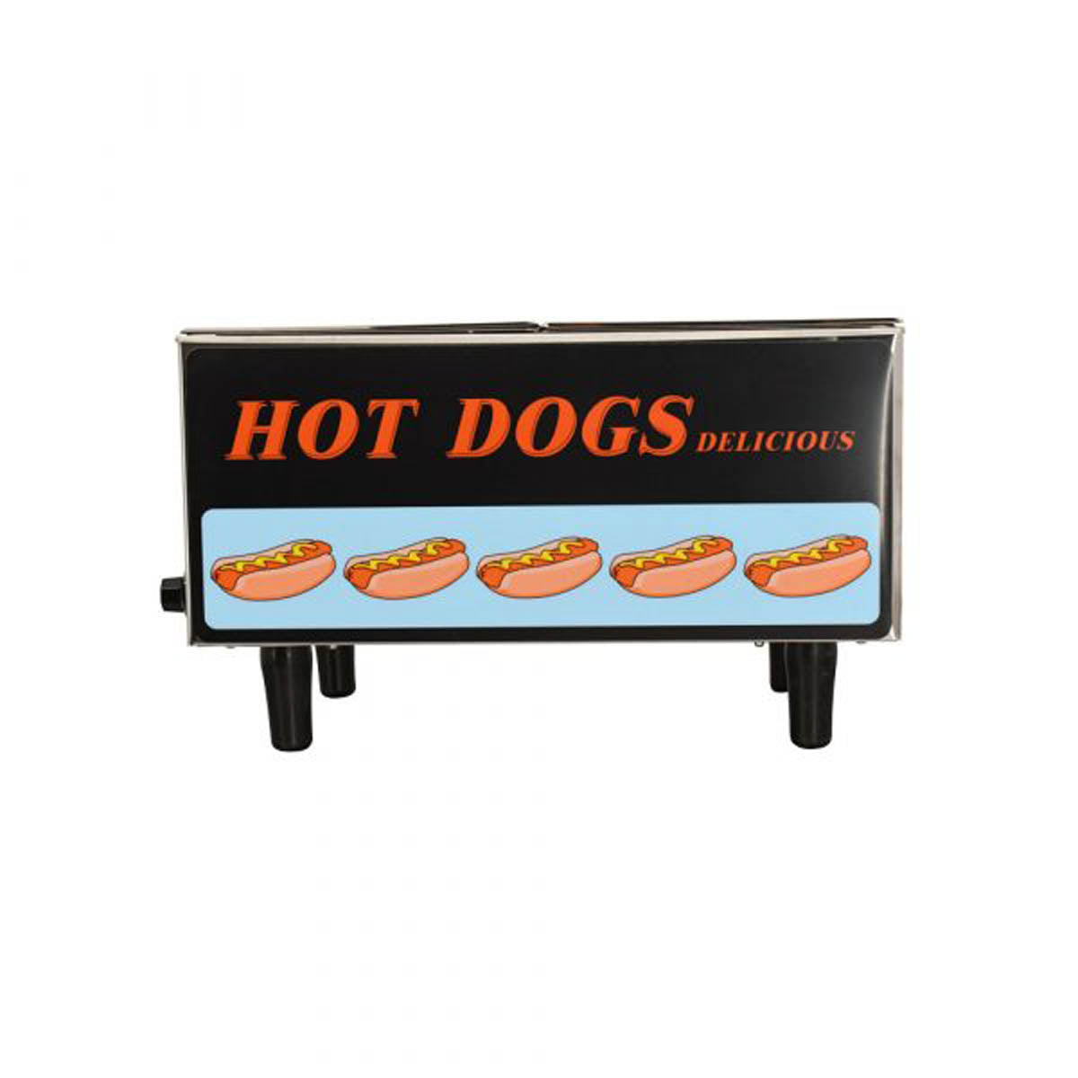 Omcan 17133 (Fw-Tw-3050) Hot Dog Steamer, Table Top | 21.25" Wide