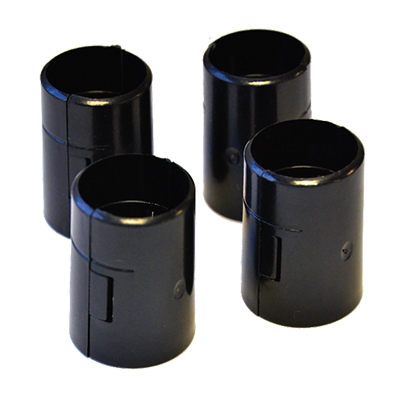 Omcan 18307 Shelving Clip, Black ABS Plastic Sleeves for Restaurant Shelving