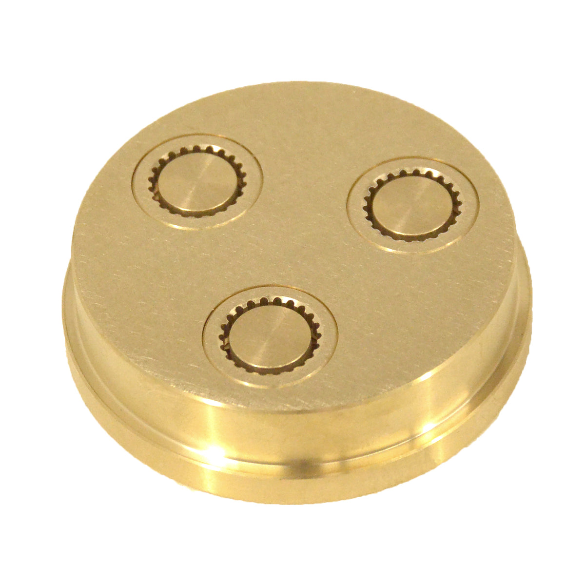 Omcan 19756 (19756) #108 Maccheroni Rigati Pasta Die, 15Mm, Brass