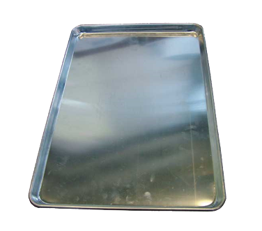 Omcan 20233 Bun And Sheet Pan, 16" x 22" x 1" Solid Uncoated Aluminum, 19-Ga, Two-Third Sheet