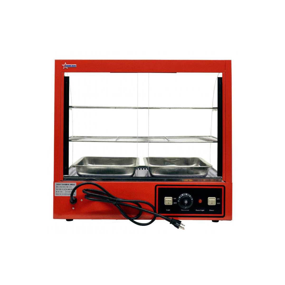 Omcan 21479 26" Countertop Heated Deli Display Case