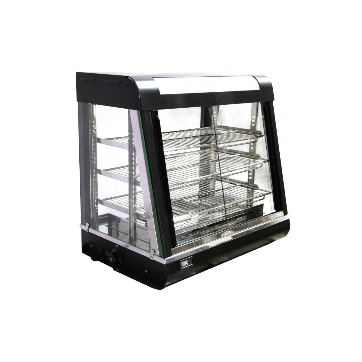 Omcan 21749 27" Countertop Hot Food Display Case