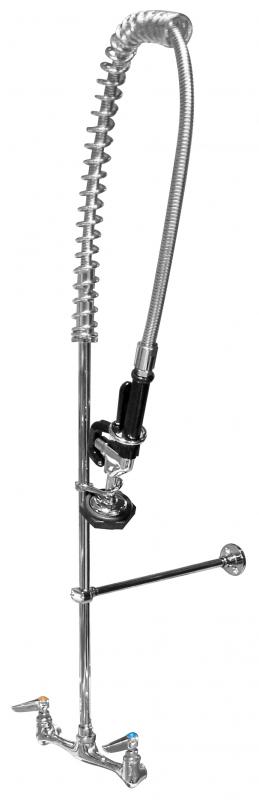 Omcan 22123 (22123) Pre-Rinse Assembly, Wall Mount, 8" Centers, 20" Riser