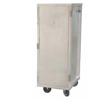 Omcan 23776 Mobile Sheet Pan Rack, 54-1/2" High, 18"x26" Pan Slides, 31-35 Pair Capacity, Aluminum 5" Casters