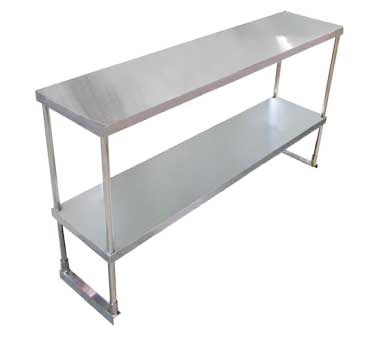 Omcan 23988 Table-Mounted Overshelf | stainless steel
