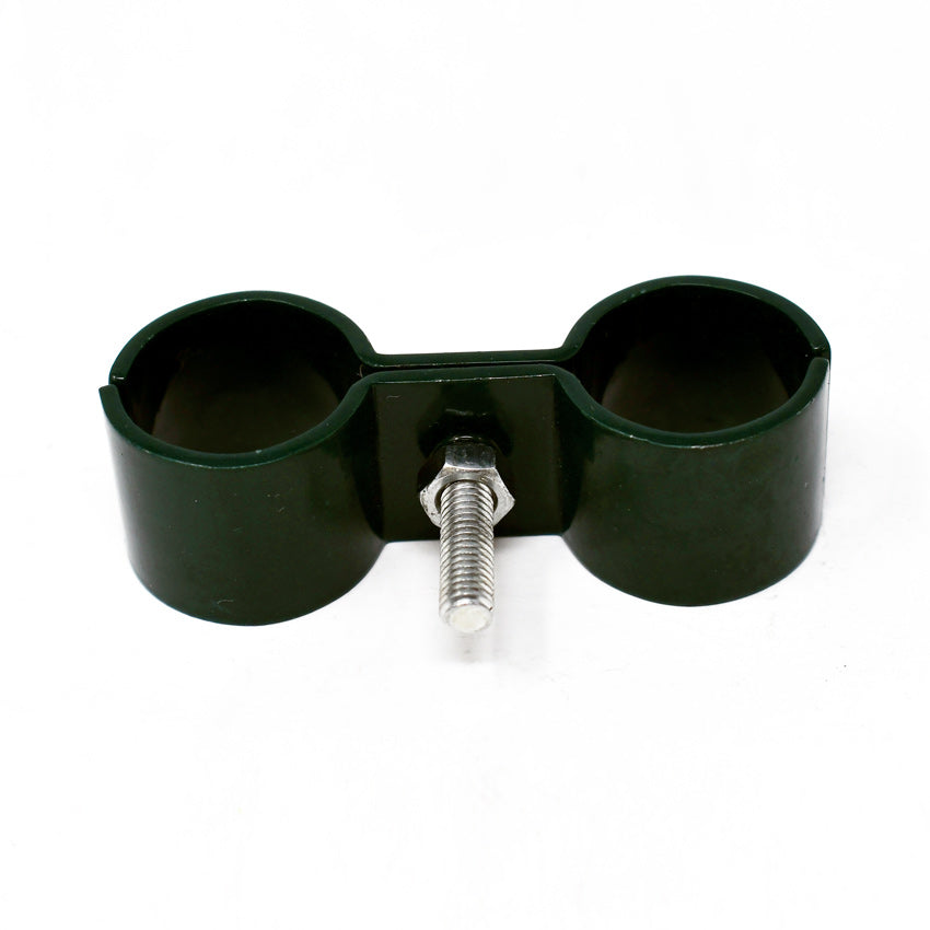 Omcan 24828 Post Clamp, epoxy, for wire shelving | 2.5" Wide