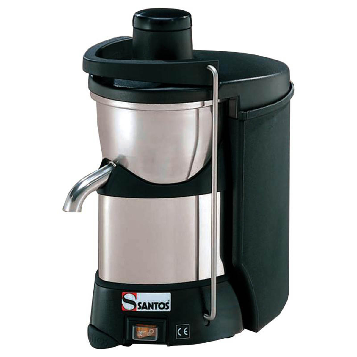 Omcan 39494 105.67 Qt. per Hr Stainless Steel and Aluminum Body Santos Fruit & Vegetable Juice Extractor | stainless steel & aluminum