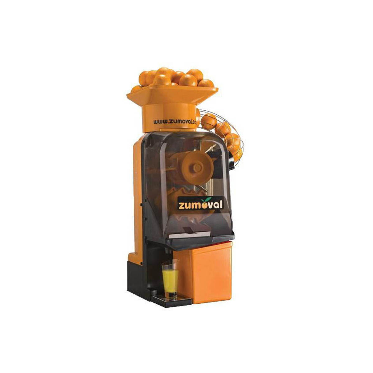 Omcan 39520 Zumoval Automatic Feed Citrus Juicer, 15 Oranges/Min-13 lbs Feeder | plastic housing