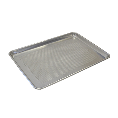 Omcan 39531 Bun and Sheet Pan, Perforated 18" x 26" Aluminum, 20-Gauge, Uncoated