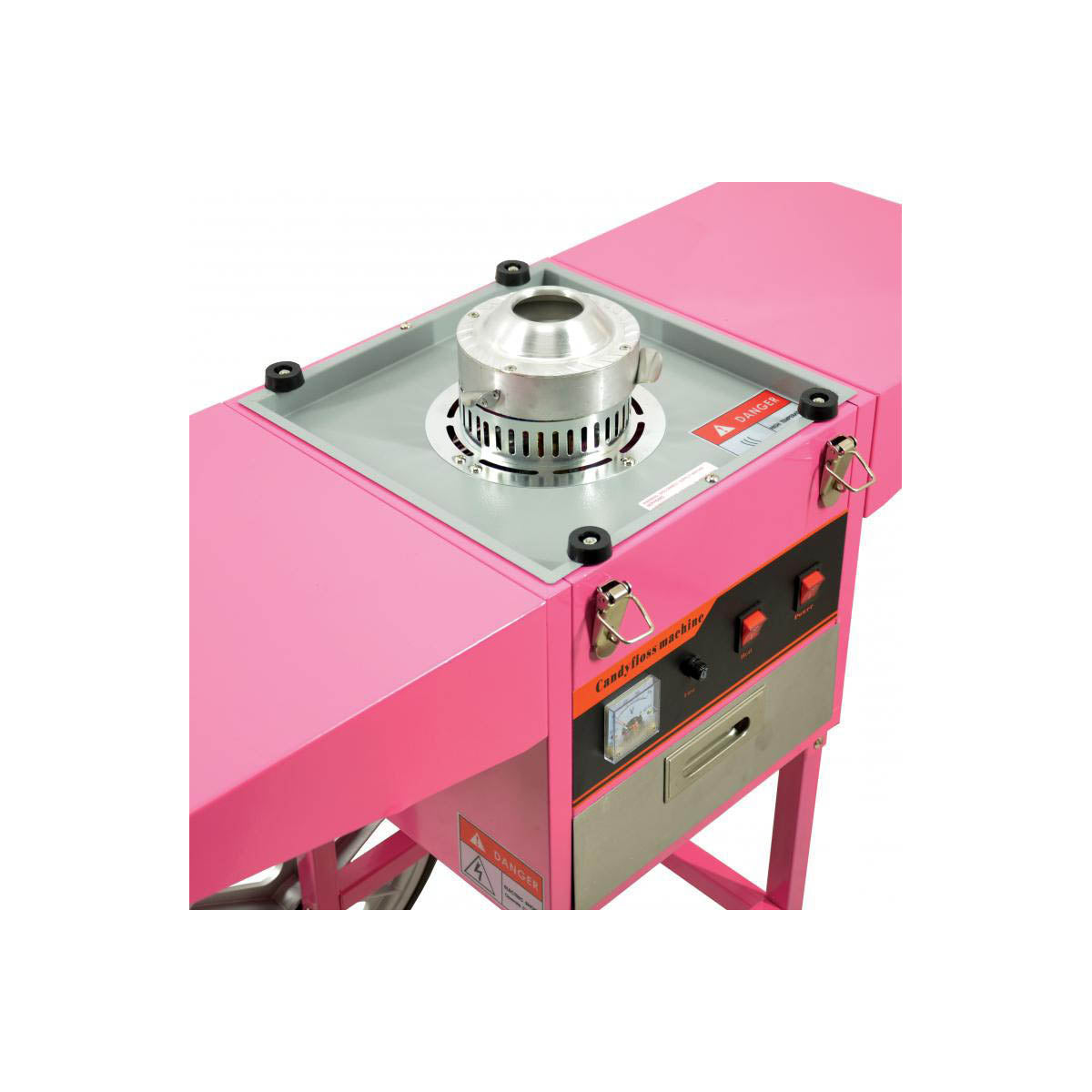 Omcan 40383 (Cf-Cn-0520-T) Cotton Candy Machine with Trolley | 20.47" Wide