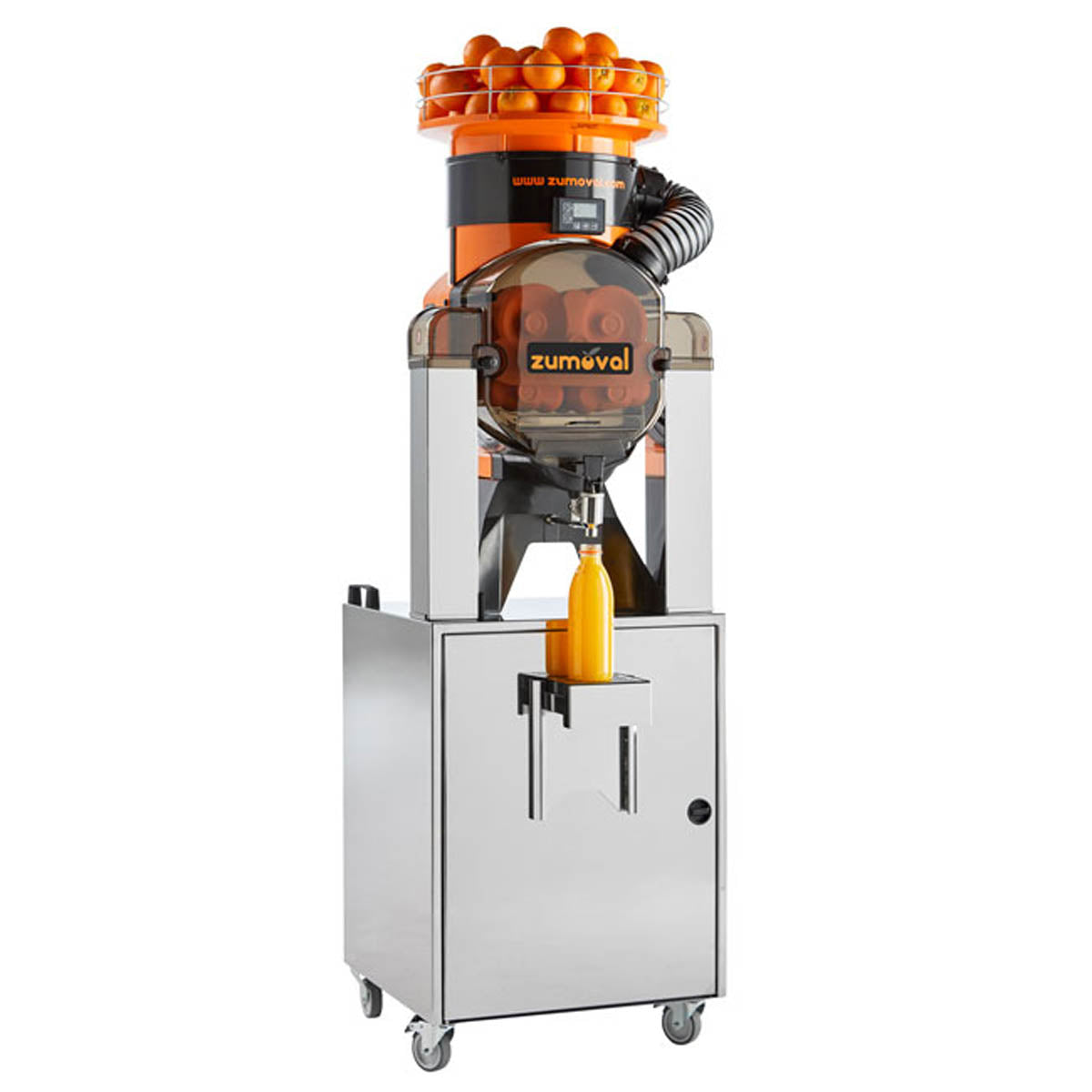Omcan 40531 Automatic Feed Zumoval Citrus Juicer, 45 Oranges/Min-39 lbs Feeder | plastic housing