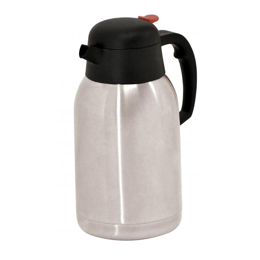 Omcan 40565 Thermal Carafe, 2 Liter (67.6 oz) Double-Wall Insulated Stainless Steel | 67.6 oz (2 liters) and up