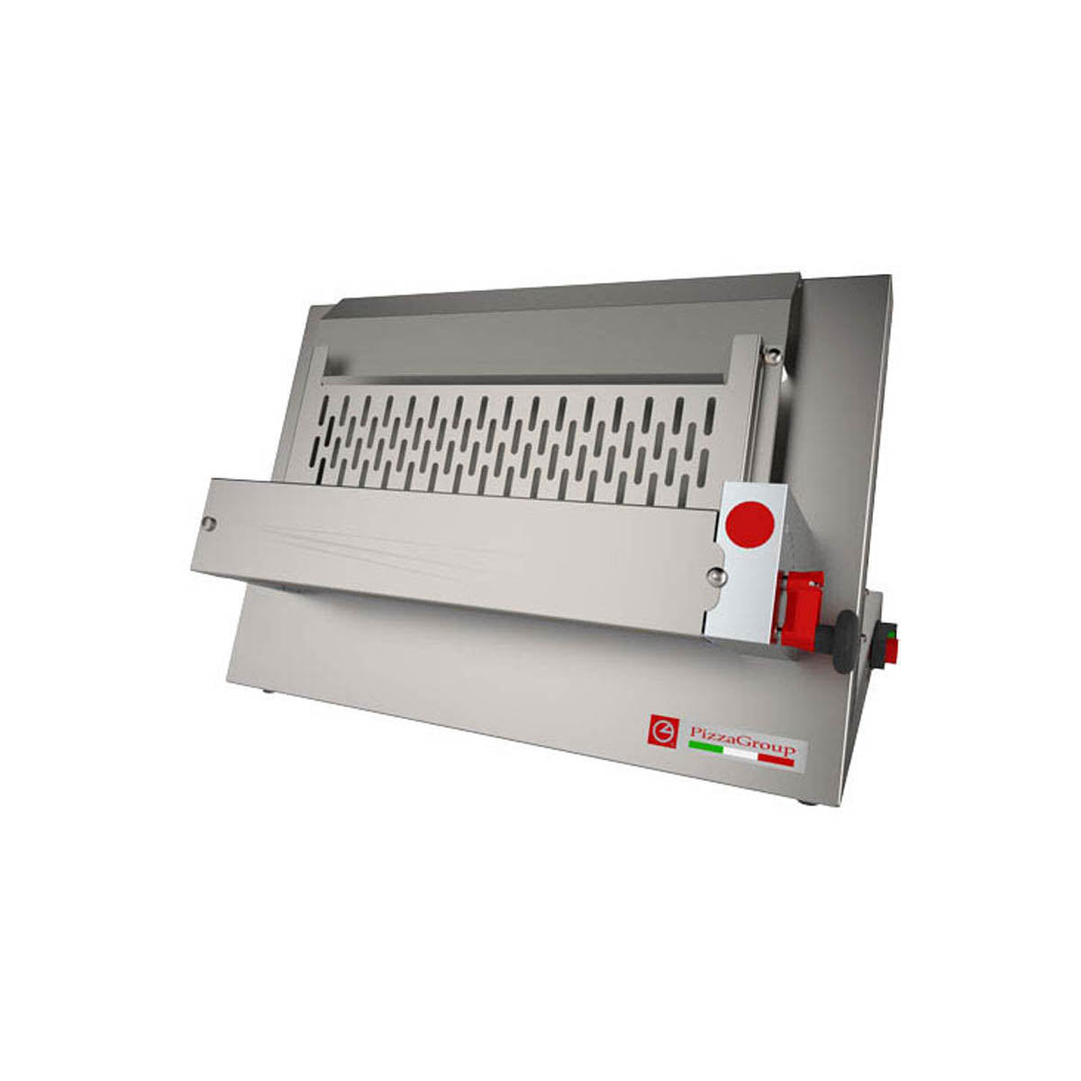Omcan 40639 13.3" Adjustable Dough Roller, 1/2 Hp | stainless steel