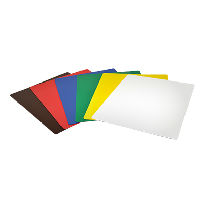 Omcan 41195 Cutting Board Set, Colors, 18" x 24" x 1/16" Plastic, USDA FDA NSF, 6 Pieces - 6/Set