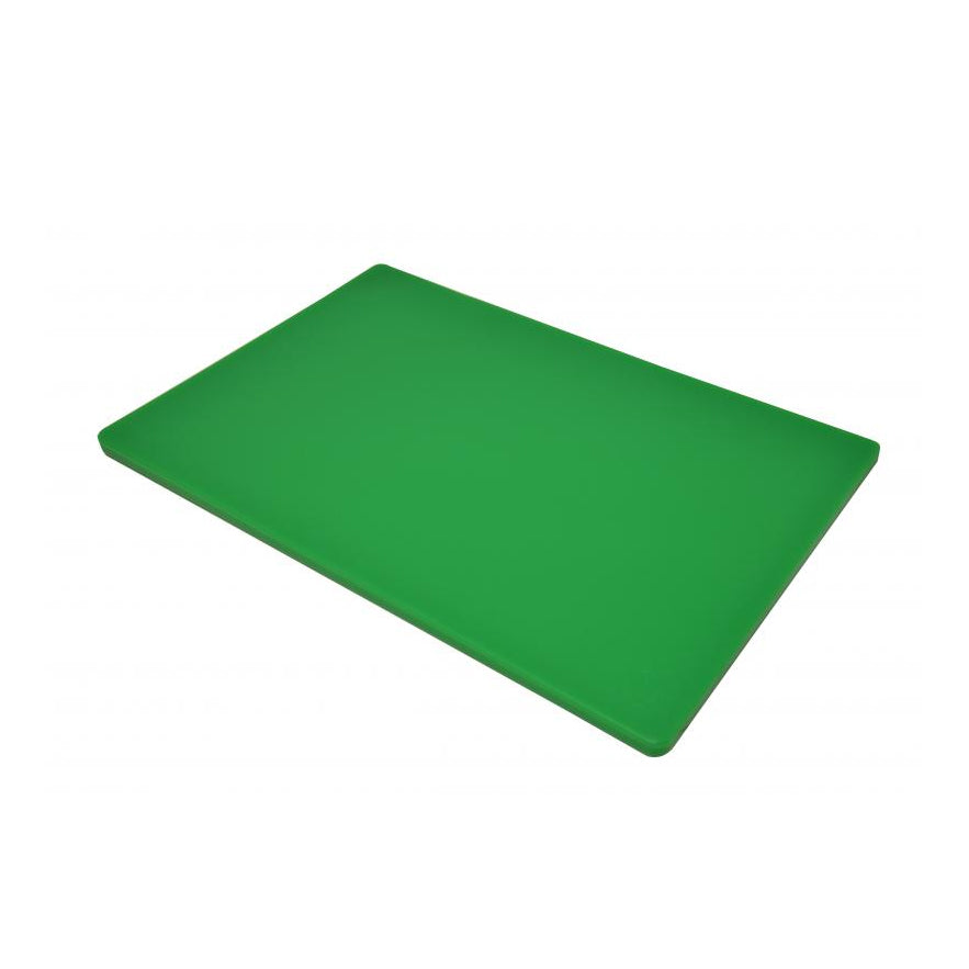 Omcan 41198 Plastic Cutting Board, 12" x 18" x 1/2" Green, Dishwasher Safe, USDA/FDA/NSF