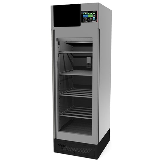 Omcan 41474 Stagionello Evo Meat Curing Cabinet, 28-3/4" W, 100 kg load, 49.44 cu ft, 35.6-95°F, 2100W, glass door