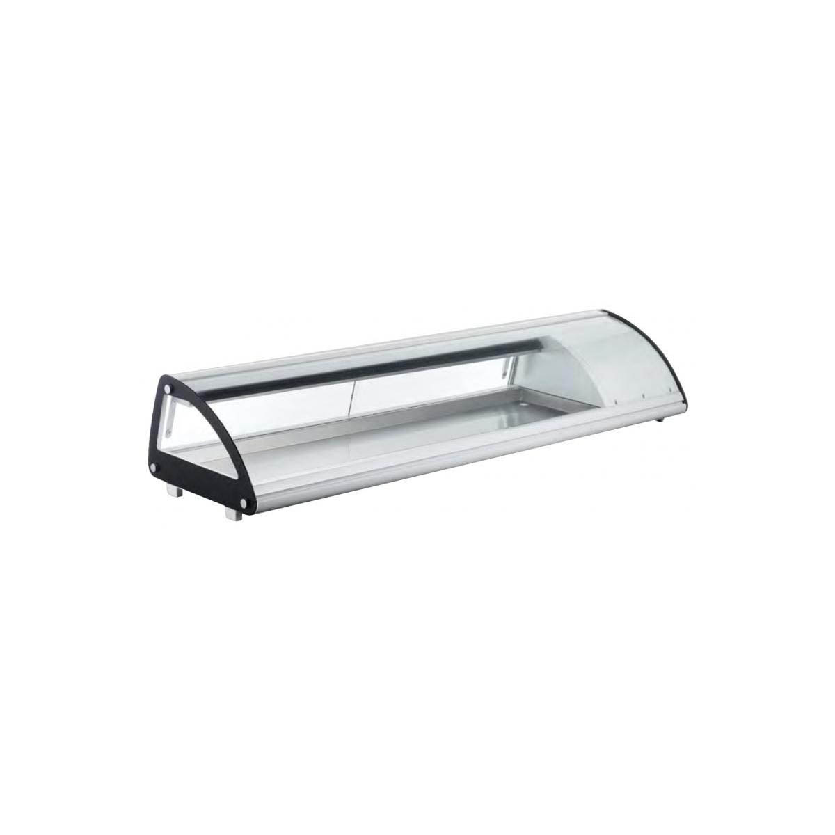 Omcan 43116 69" Countertop Refrigerated Sushi Display Case, White