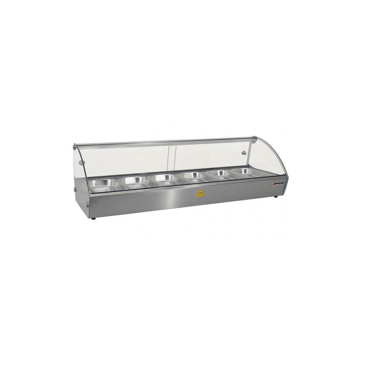 Omcan 43119 44" Countertop Heated Deli Display Case