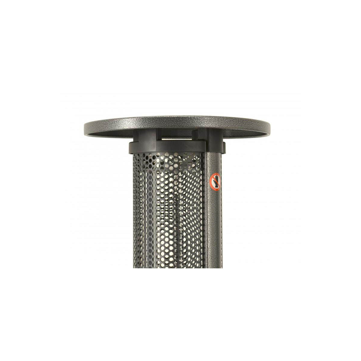 Omcan 43124 Electric Patio Heater, 360° Tip-Over Switch, Carbon Fiber Heating Element, Powder Coated Frame, IP24 | 16" Wide