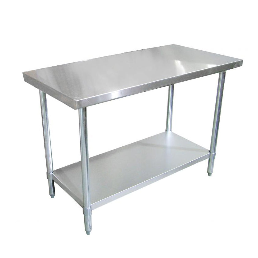 Omcan 43182 Stainless Steel Top 12" - 21" Work Table