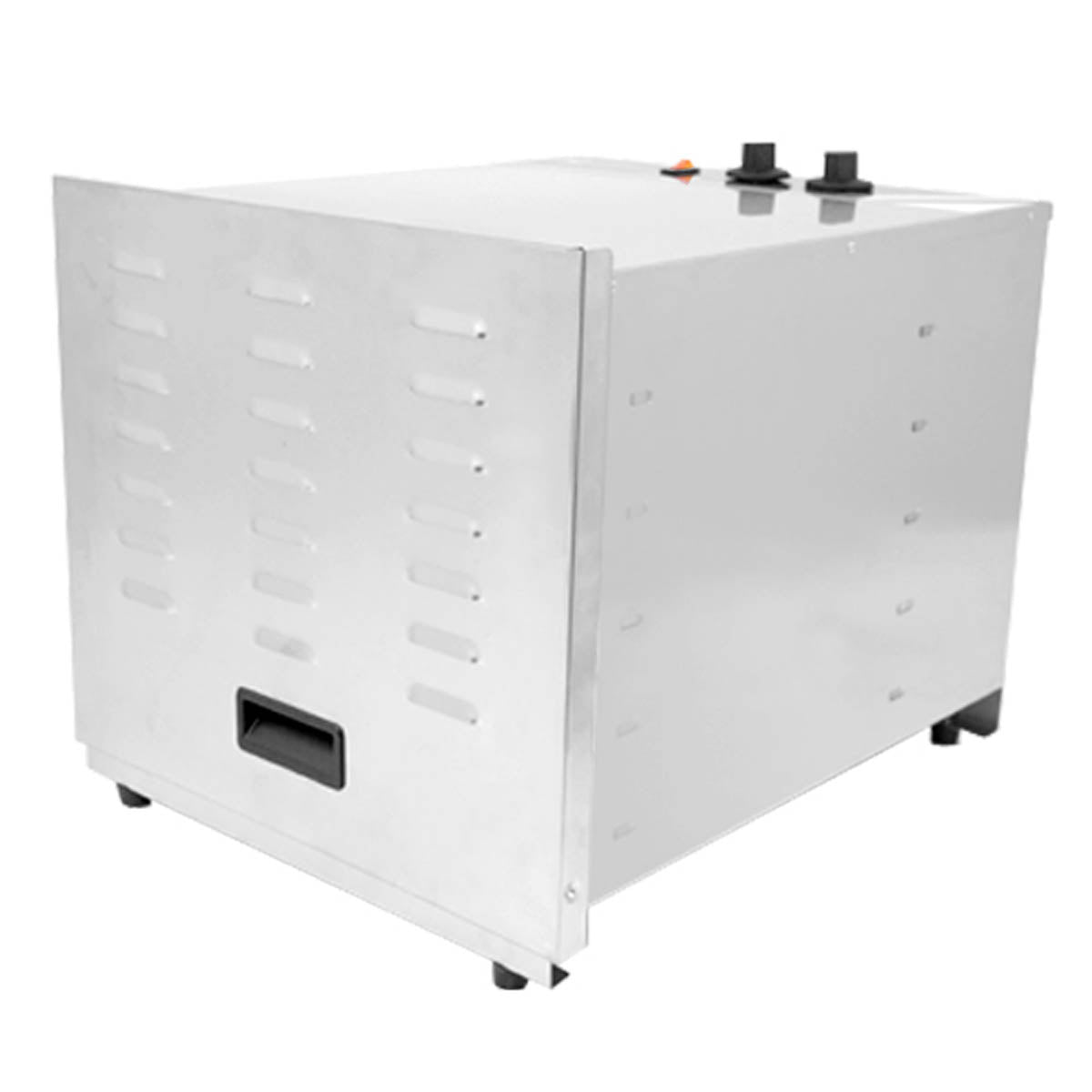Omcan 43222 Single Zone Food Dehydrator, 10 Removable Racks, 16x14.3 Shelf, Stainless Steel, 1000W, 120V | 16.5" Wide