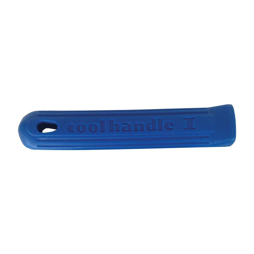 Omcan 43341 Cool Handle Pan Sleeve, Fits 12" and 14" Fry Pans, Silicone Construction, Blue Color