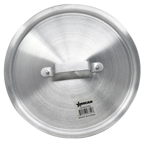 Omcan 43354 Aluminum Cookware Cover, 5.5 Qt, Universal Pot Lid, Heavy-Duty Construction