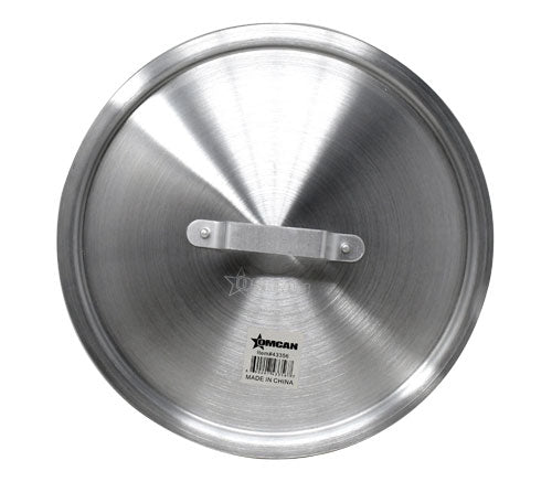 Omcan 43356 Aluminum Cookware Cover, 8.5-Qt Pot & Pan Lid, Commercial Grade, Silver