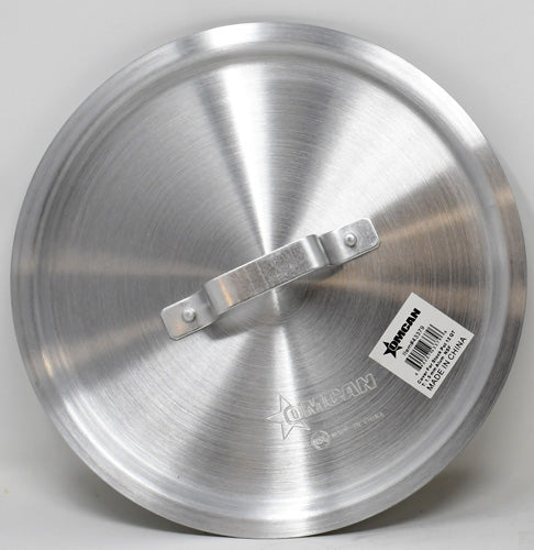 Omcan 43379 Aluminum Round Cover for 12-Qt Stock Pot, Durable Fit, Universal Size - 1/Each | 0" Wide