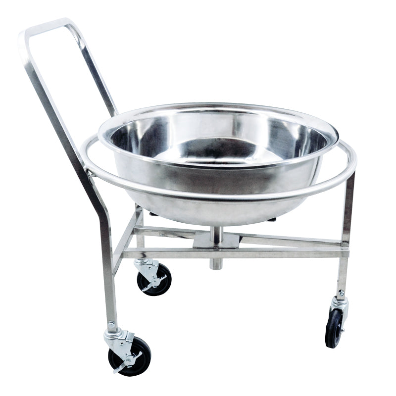 Omcan 43469 Roto Cart, 31"W x 36.5"D x 39.75"H, Stainless Steel, 3 Welded Wheels