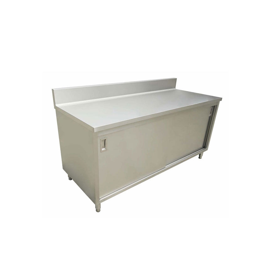Omcan 43480 Cabinet Base Sliding Doors Work Table